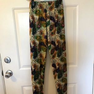 Peacock leggings